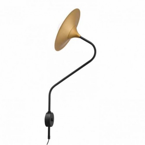 ΦΩΤΙΣΤΙΚΟ ΤΟΙΧΟΥ ΜΕΤΑΛΛΙΚΟ ΧΡΥΣΟ/ΜΑΥΡΟ: 100-01222-18