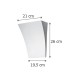 InLight Επιτοίχιο φωτιστικό λευκό από γύψο 1XE14 D:21cm (43346) InLight Επιτοίχιο φωτιστικό λευκό από γύψο 1XE14 D:21cm (43346)
