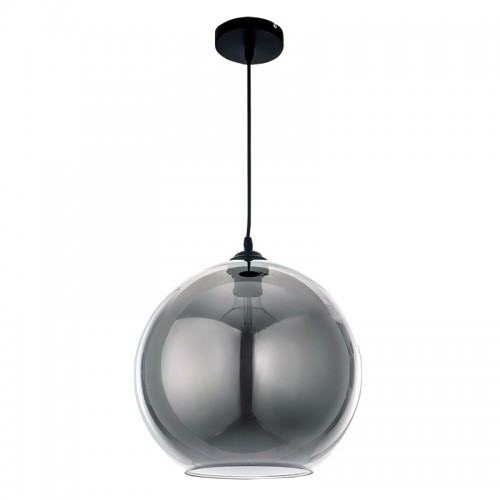 InLight Κρεμαστό φωτιστικό από φιμέ γυαλί 1XE27 D:30cm (4355-Α)