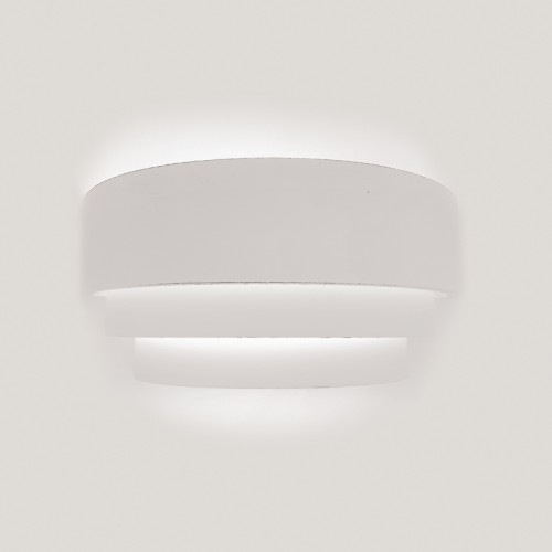 InLight Επιτοίχιο φωτιστικό λευκό από γύψο 1XE14 D:29cm (43388) InLight Επιτοίχιο φωτιστικό λευκό από γύψο 1XE14 D:29cm (43388)