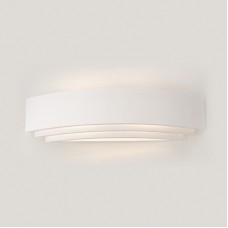 InLight Επιτοίχιο φωτιστικό λευκό από γύψο 2XE24 D:52cm (43389)