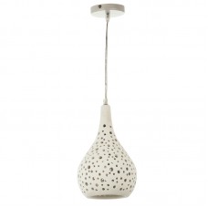 InLight Κρεμαστό φωτιστικό λευκό από γύψο 1XE27 D:16cm (4471)