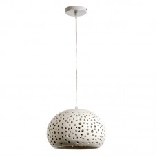 InLight Κρεμαστό φωτιστικό λευκό από γύψο 1XE27 D:28cm (4472)