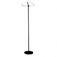 InLight Επιδαπέδιο φωτιστικό LED 20W 3000K από μαύρο μέταλλο και σωλήνα σιλικόνης D:150cm (45010)