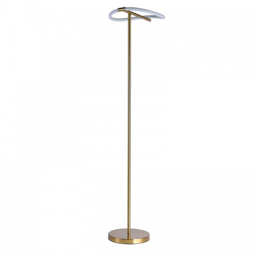 InLight Επιδαπέδιο φωτιστικό LED 20W 3000K από χρυσαφί μέταλλο και σωλήνα σιλικόνης D:150cm (45011-GL) InLight Επιδαπέδιο φωτιστικό LED 20W 3000K από χρυσαφί μέταλλο και σωλήνα σιλικόνης D:150cm (45011-GL)