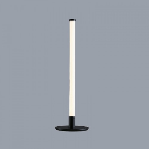 InLight Επιτραπέζιο φωτιστικό LED 8W 3000K από μαύρο μέταλλο και ακρυλικό D:50cm (3013)