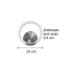 InLight Επιτοίχιο φωτιστικό LED 5W 3000K από χρώμιο μέταλλο και σωλήνα PVC D:23cm (43017-CH) InLight Επιτοίχιο φωτιστικό LED 5W 3000K από χρώμιο μέταλλο και σωλήνα PVC D:23cm (43017-CH)