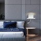 InLight Επιτοίχιο φωτιστικό LED 6W 3000K από μαύρο μέταλλο D:23cm (43416-BL)