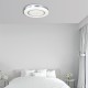 InLight Πλαφονιέρα οροφής LED 72W 3CCT (by tuya) από λευκό και ασημί ακρυλικό D:50cm (42016-Α) InLight Πλαφονιέρα οροφής LED 72W 3CCT (by tuya) από λευκό και ασημί ακρυλικό D:50cm (42016-Α)