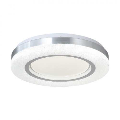 InLight Πλαφονιέρα οροφής LED 72W 3CCT (by tuya) από λευκό και ασημί ακρυλικό D:50cm (42016-Α) InLight Πλαφονιέρα οροφής LED 72W 3CCT (by tuya) από λευκό και ασημί ακρυλικό D:50cm (42016-Α)