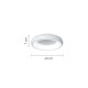 InLight Πλαφονιέρα οροφής LED 24W 3CCT (by tuya) από λευκό ακρυλικό D:40cm (42020-B-White) InLight Πλαφονιέρα οροφής LED 24W 3CCT (by tuya) από λευκό ακρυλικό D:40cm (42020-B-White)