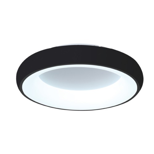 InLight Πλαφονιέρα οροφής LED 36W 3CCT (by tuya) από μαύρο και λευκό ακρυλικό D:60W (42020-A-Black) InLight Πλαφονιέρα οροφής LED 36W 3CCT (by tuya) από μαύρο και λευκό ακρυλικό D:60W (42020-A-Black)