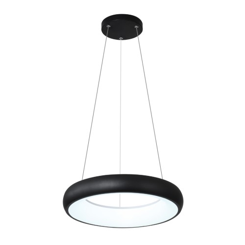 InLight Κρεμαστό φωτιστικό LED 24W 3CCT από μαύρο και λευκό ακρυλικό D:40cm (42023-B-Black) InLight Κρεμαστό φωτιστικό LED 24W 3CCT από μαύρο και λευκό ακρυλικό D:40cm (42023-B-Black)