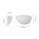 InLight Επιτοίχιο φωτιστικό λευκό από γύψο 1XE14 D:27,5cm (43032) InLight Επιτοίχιο φωτιστικό λευκό από γύψο 1XE14 D:27,5cm (43032)
