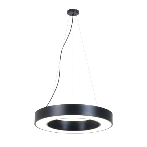 InLight Κρεμαστό φωτιστικό LED 70W 3000K σε μαύρη απόχρωση D:120cm (6041-120-BL) InLight Κρεμαστό φωτιστικό LED 70W 3000K σε μαύρη απόχρωση D:120cm (6041-120-BL)