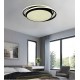 InLight Πλαφονιέρα οροφής LED 60W 3CCT από αλουμίνιο σε μαύρη απόχρωση D:43cm (42172-Μαύρο) InLight Πλαφονιέρα οροφής LED 60W 3CCT από αλουμίνιο σε μαύρη απόχρωση D:43cm (42172-Μαύρο)