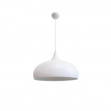 InLight Κρεμαστό φωτιστικό από λευκό μέταλλο 1XE27 D:36cm (4052-WH)