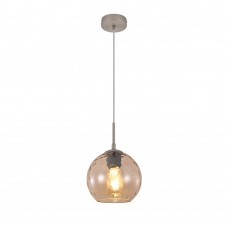 InLight Κρεμαστό φωτιστικό από μελί γυαλί 1XE27 D:18cm (4039-B-Amber)