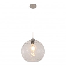 InLight Κρεμαστό φωτιστικό από διάφανο γυαλί 1XE27 D:30cm (4039-A-Transparent)