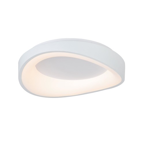 InLight Πλαφονιέρα οροφής LED 72W 3CCT (by tuya) από λευκό μέταλλο και ακρυλικό D:52cm (42033-White) InLight Πλαφονιέρα οροφής LED 72W 3CCT (by tuya) από λευκό μέταλλο και ακρυλικό D:52cm (42033-White)
