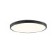 InLight Πλαφονιέρα οροφής LED 50W 3CCT (by switch on base) από μαύρο μέταλλο και ακρυλικό D:80cm (42035-A-Black)