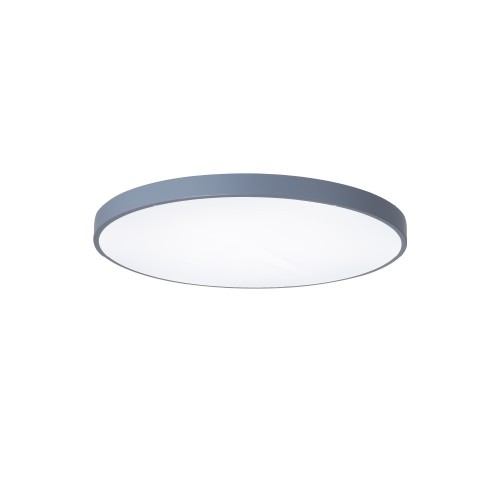 InLight Πλαφονιέρα οροφής LED 50W 3CCT (by switch on base) από γκρί μέταλλο και ακρυλικό D:80cm (42035-A-Gray)