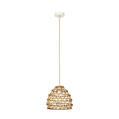 InLight Κρεμαστό Φωτιστικό από σχοινί 1xE27 D:25cm (4047-B)