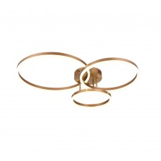 Inlight Φωτιστικό οροφής LED 75W 3CCT (by switch on base) D:80cm (6094-A-Golden)
