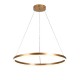 Inlight Κρεμαστό φωτιστικό LED 45W 3CCT (by switch on base) D:60cm (6095-C-Golden)