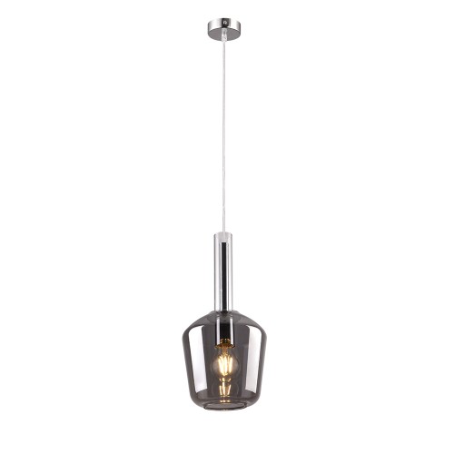 Inlight Κρεμαστό φωτιστικό από φιμέ γυαλί 1XE27 D:18x36cm (4079)