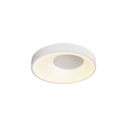 Inlight Πλαφονιέρα οροφής LED 36W 3CCT από λευκό μέταλλο και ακρυλικό D:48cm (42040-White)