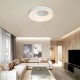 Inlight Πλαφονιέρα οροφής LED 36W 3CCT από γκρί μέταλλο και ακρυλικό D:48cm (42040-Grey)
