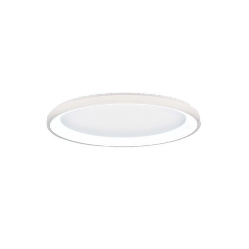 Inlight Πλαφονιέρα οροφής LED 28W 3CCT από λευκό μέταλλο και ακρυλικό D:60x5cm (42044-B-White)