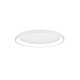 Inlight Πλαφονιέρα οροφής LED 28W 3CCT από λευκό μέταλλο και ακρυλικό D:60x5cm (42044-B-White)
