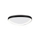 Inlight Πλαφονιέρα οροφής LED 25W 3CCT από μαύρο μέταλλο και ακρυλικό D:61,5x5cm (42043-Black)
