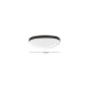 Inlight Πλαφονιέρα οροφής LED 25W 3CCT από μαύρο μέταλλο και ακρυλικό D:61,5x5cm (42043-Black)