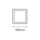InLight LED Panel 48watt Τετράγωνο 6500Κ Ψυχρό Λευκό D:59,5cm (2.48.01.3)