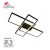 SE LED 4 TESSERA BLACK 58*32*10cm, 3CCT with Memory, 28W, IP20, 2 YEARS WARRANTY