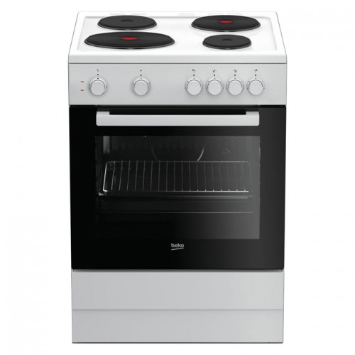 Beko Κουζίνα Εμαγιέ Εστίες FSM 66001GWS