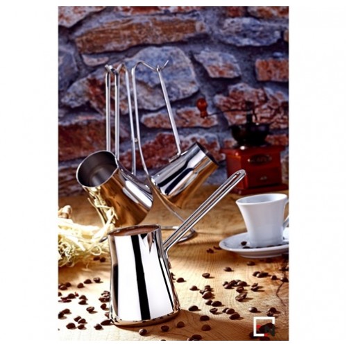 Μπρίκια Σετ 3τμχ Με Βάση Ανοξείδωτα (K-100)