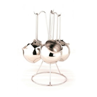 Μπρίκια Σετ 3τμχ Με Βάση Ανοξείδωτα (KR-100)