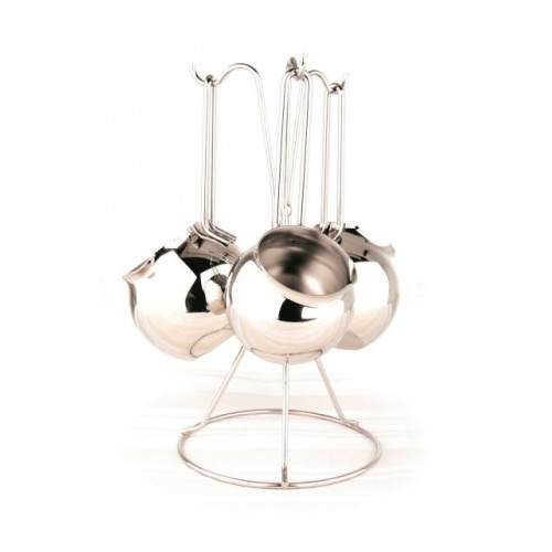 Μπρίκια Σετ 3τμχ Με Βάση Ανοξείδωτα (KR-100)